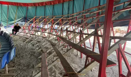 Circo en colonia Villas del lamo