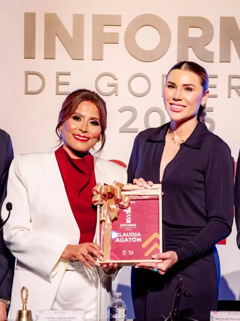 Claudia Agatn Muiz 1er. informe de gobierno