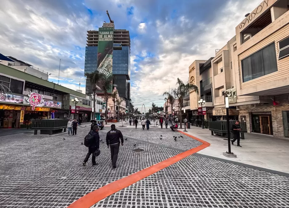 Andador peatonal de la Avenida Revolución