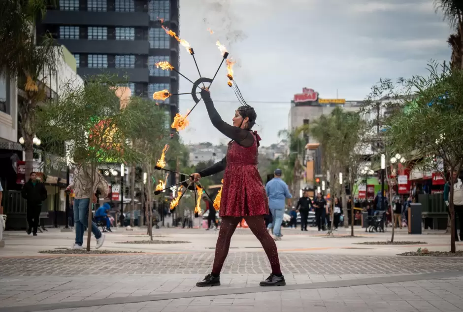 Andador peatonal de la Avenida Revolución