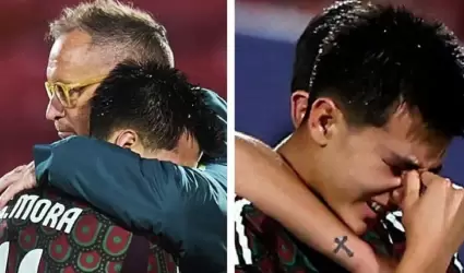 Gilberto Mora llora tras la eliminacin de Mxico