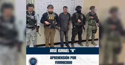 Presunto feminicida en Tecate
