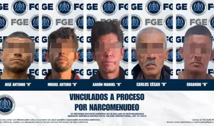 Imputados por narcomenudeo