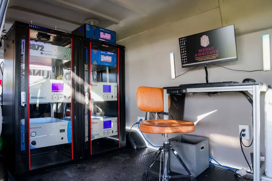 Primera estacin mvil de monitoreo del aire