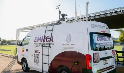 Primera estacin mvil de monitoreo del aire