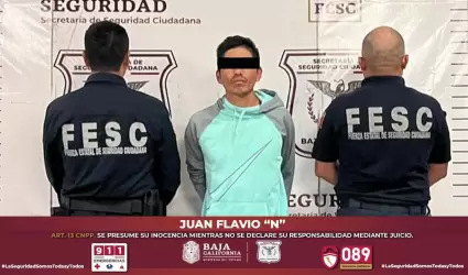 Dos detenidos tras intervencin del Escuadrn Violeta en Mexicali y Tijuana