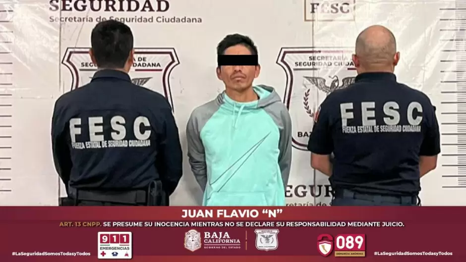 Dos detenidos tras intervención del Escuadrón Violeta en Mexicali y Tijuana