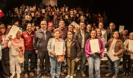 Reciben 160 familias de Tecate certeza jurdica sobre su patrimonio