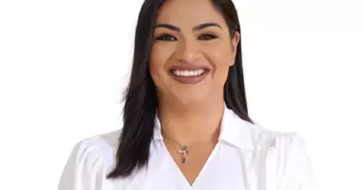 Gaby Meja, exalcaldesa de Cuauhtmoc, Colima.