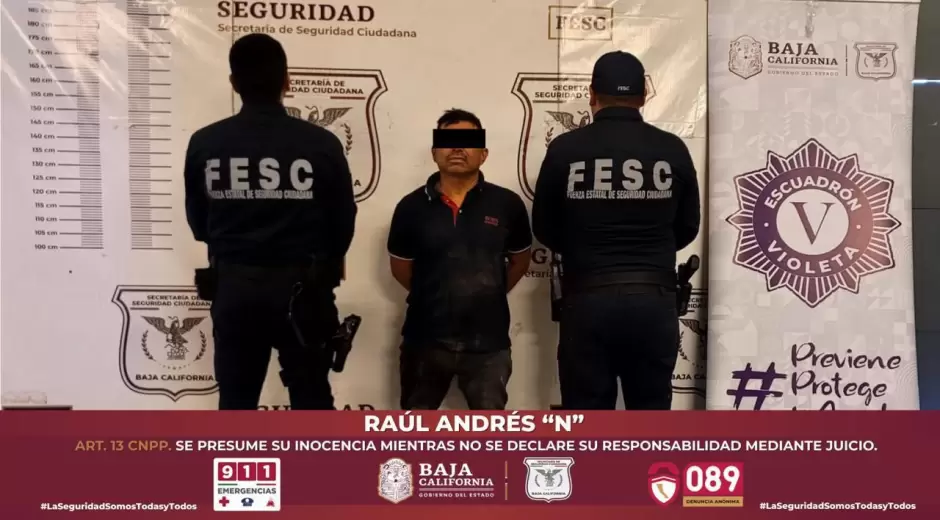 Detenidos por violencia familiar en Tijuana