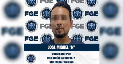 Vinculado a proceso por violacin impropia y violencia familiar