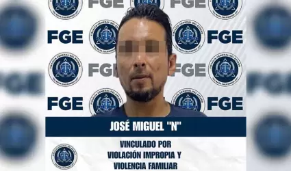 Vinculado a proceso por violacin impropia y violencia familiar