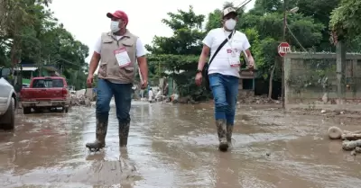Atencin a emergencia por lluvias