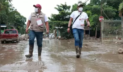 Atencin a emergencia por lluvias