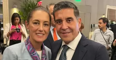 Claudia Sheinbaum y Jos Mara Tapia