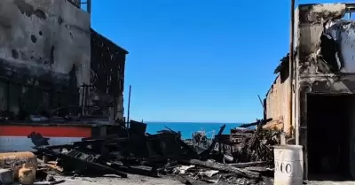 Inncendio de restaurante en Playas de Tijuana