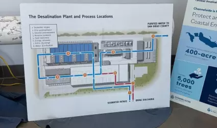 Secretario del Agua recorre planta desalinizadora de Estados Unidos