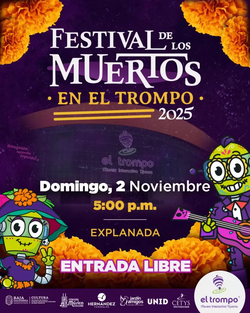 El Trompo Día de Muertos