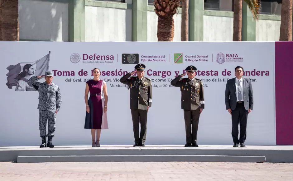 Ceremonia de Toma de Posesin del nuevo Comandante de la II Regin Militar