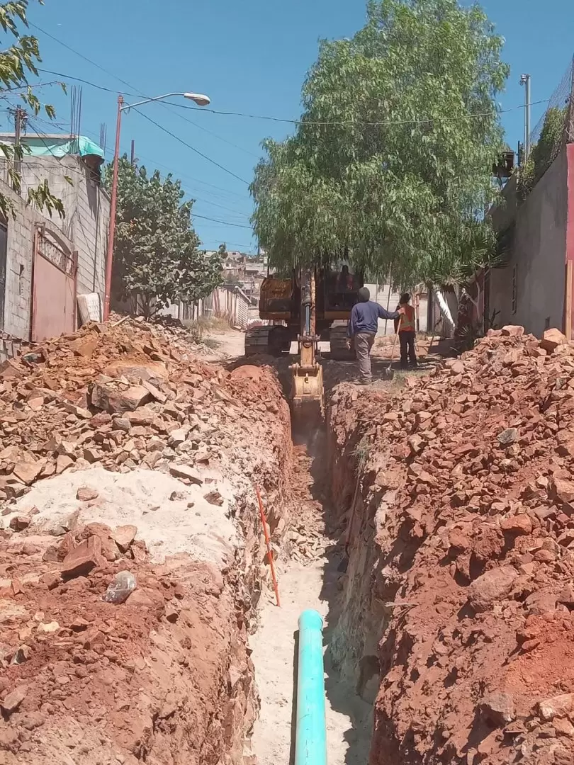 Obras de infraestructura hidráulica en Zona Este de Tijuana