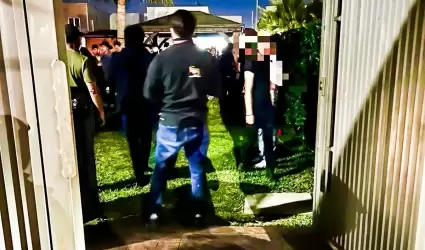 Fiesta clandestina con menores de edad