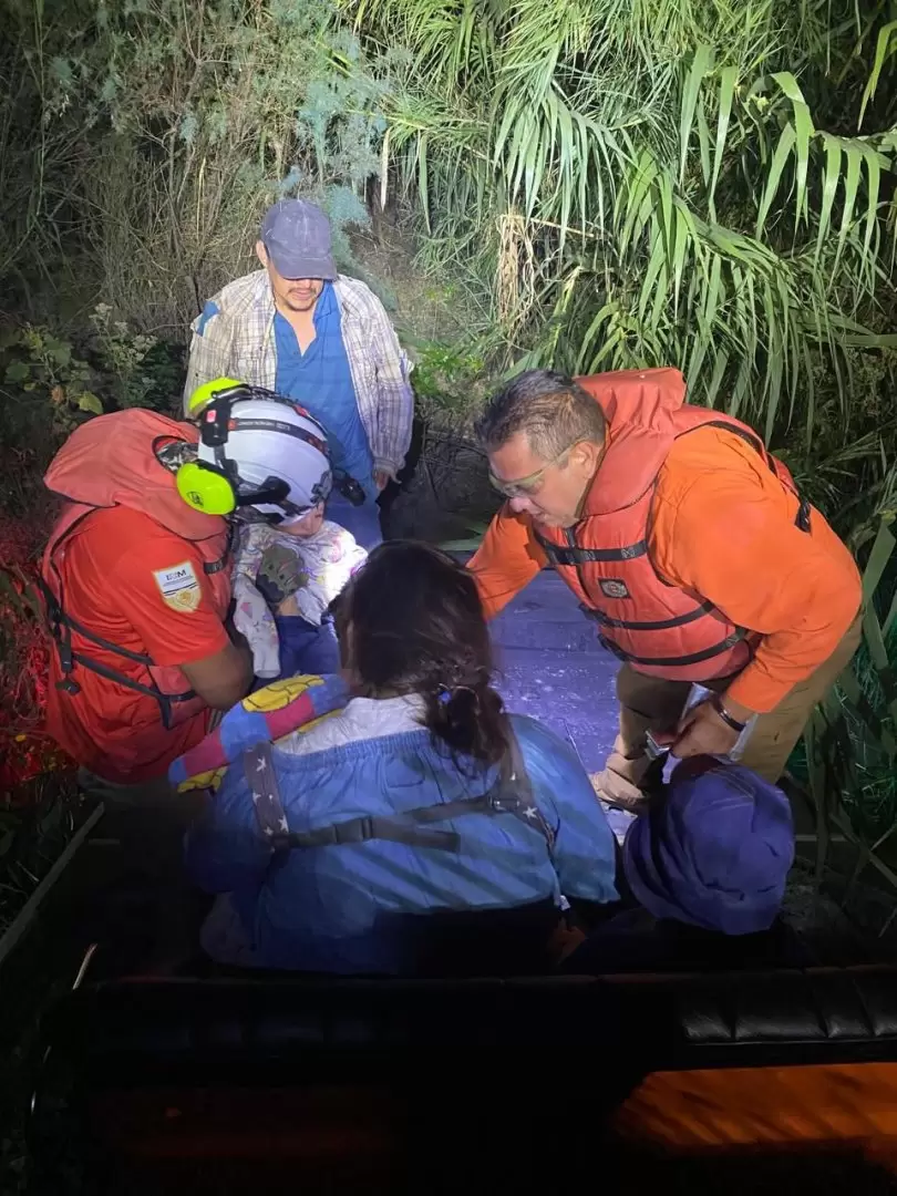 Rescate de familia de Guatemala