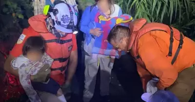 Rescate de familia de Guatemala