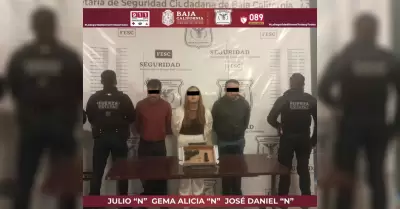 Personas armadas detenidas en Tijuana