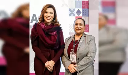 Gobernadora Marina del Pilar y Rosina del Villar Casas, presidenta del Comit Ej