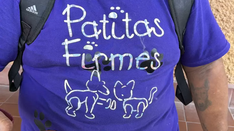 Manifestación contra agresor que con machete golpeaba a perritos