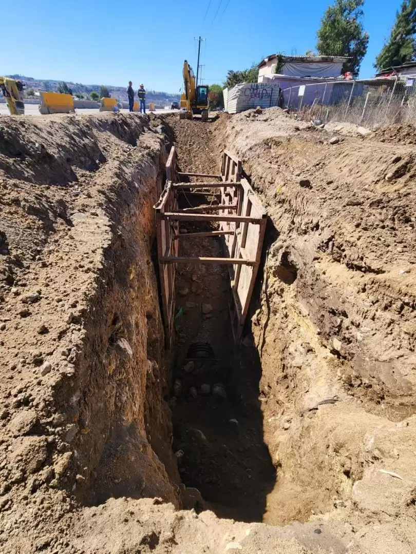 Colector Oriente en el Ejido Chilpancingo
