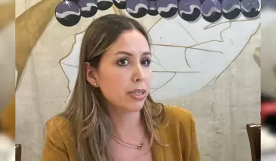 Lic. Estefan�a Campos, presidenta de la Barra de Abogadas Lic. Mar�a Sandoval de