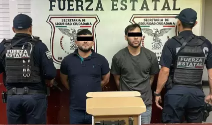 Detenidos con arma de fuego abastecida con cartuchos tiles