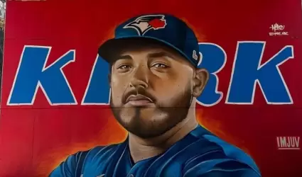 Mural de Alejandro Kirk