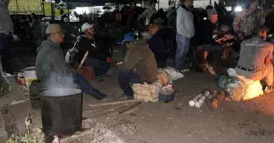 Manifestacin de productores de maz