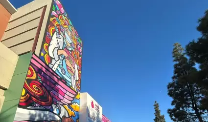 El mural de Jaime Carb se inaugur en el Hospital IMSS Tijuana.
