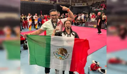 Deportistas ensenadenses Bibiana Sndez y Adn Domnguez