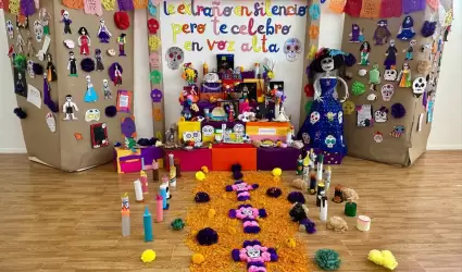 Altar de muertos del Hospital de Salud Mental
