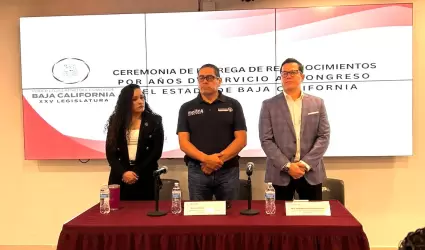 Reconocen a personal del Poder Legislativo con ms de una dcada de servicio