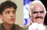 Christian Nodal presume dueto con Vicente Fernández