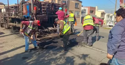 Rehabilitacin de la calle Ro Plata registra 95% de avance