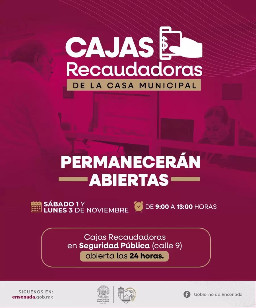 Horario cajas