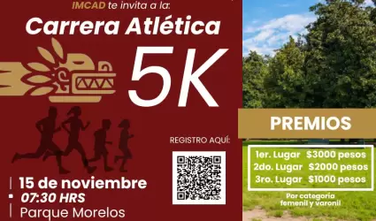 Carrera Atltica 5K en conmemoracin del Da Mundial sin Alcohol