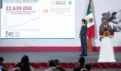 Empleo en Mxico alcanza cifra rcord con ms de 22.6 millones de puestos regist