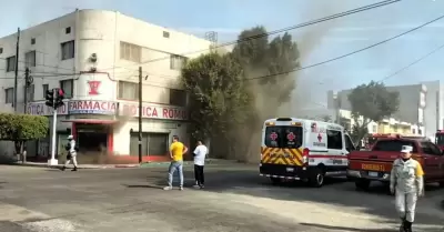 Incendio en hotel del Centro de Tijuana