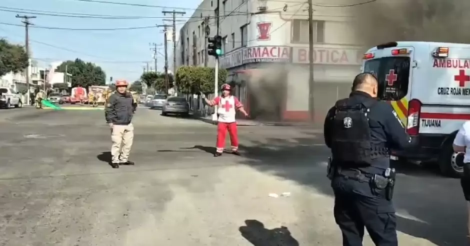 Incendio en hotel del Centro de Tijuana