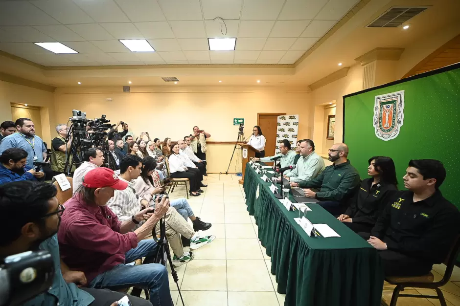Rueda de prensa estrategia seguridad UABC