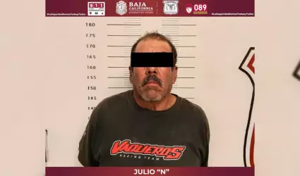 Hombre agresivo detenido