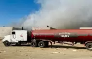 Gobierno de Tecate coordina acciones ante incendio en el Centro de Transferencia del Paso del guila