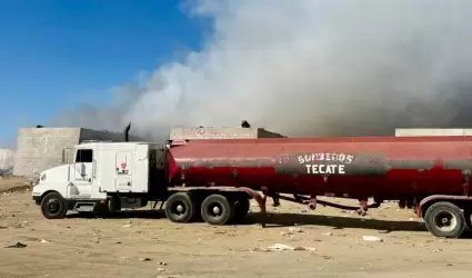 Incendio en Tecate